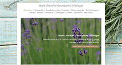 Desktop Screenshot of mariechetaille-naturopathe.fr